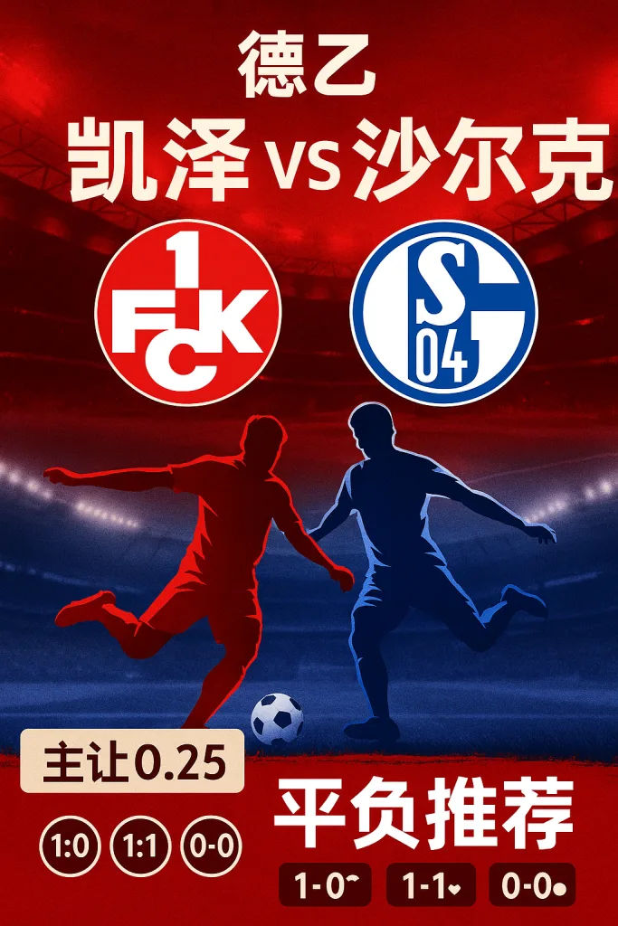 凯泽VS沙尔克｜德乙深度推单分析