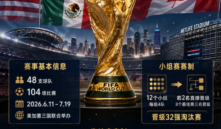 2026世界杯完整赛程怎么看：48队赛制下的时间、分组与观赛顺序