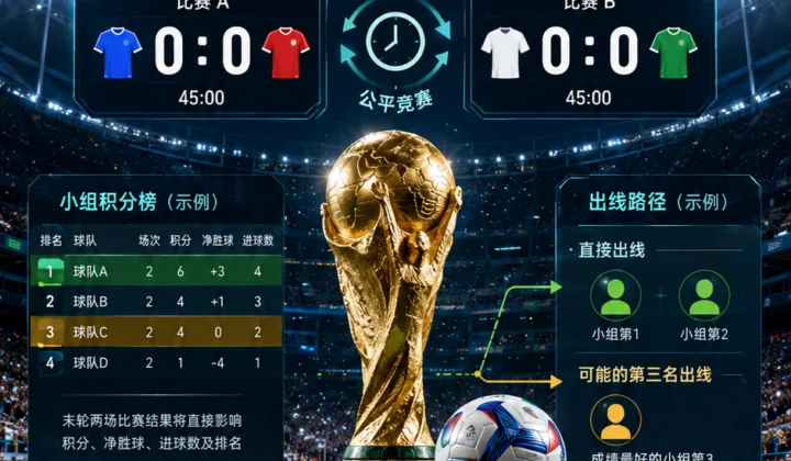 2026世界杯小组赛末轮同时开球：48队赛制下的公平竞赛与出线计算逻辑