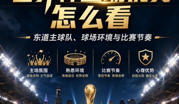 2026世界杯主场优势怎么看：东道主球队、球场环境与比赛节奏分析