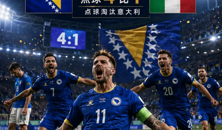 波黑点球淘汰意大利重返世界杯，2026世界杯B组迎来“小南斯拉夫”故事