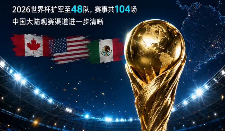 FIFA与总台达成世界杯转播合作，中国大陆观赛渠道进一步清晰