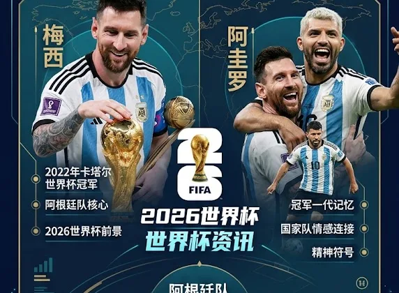 梅西与阿圭罗的世界杯记忆再升温，阿根廷备战2026周期仍受关注