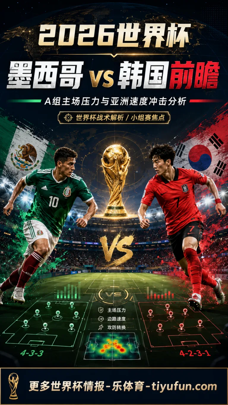墨西哥vs韩国前瞻：主场控场压力与亚洲速度冲击的A组拉扯