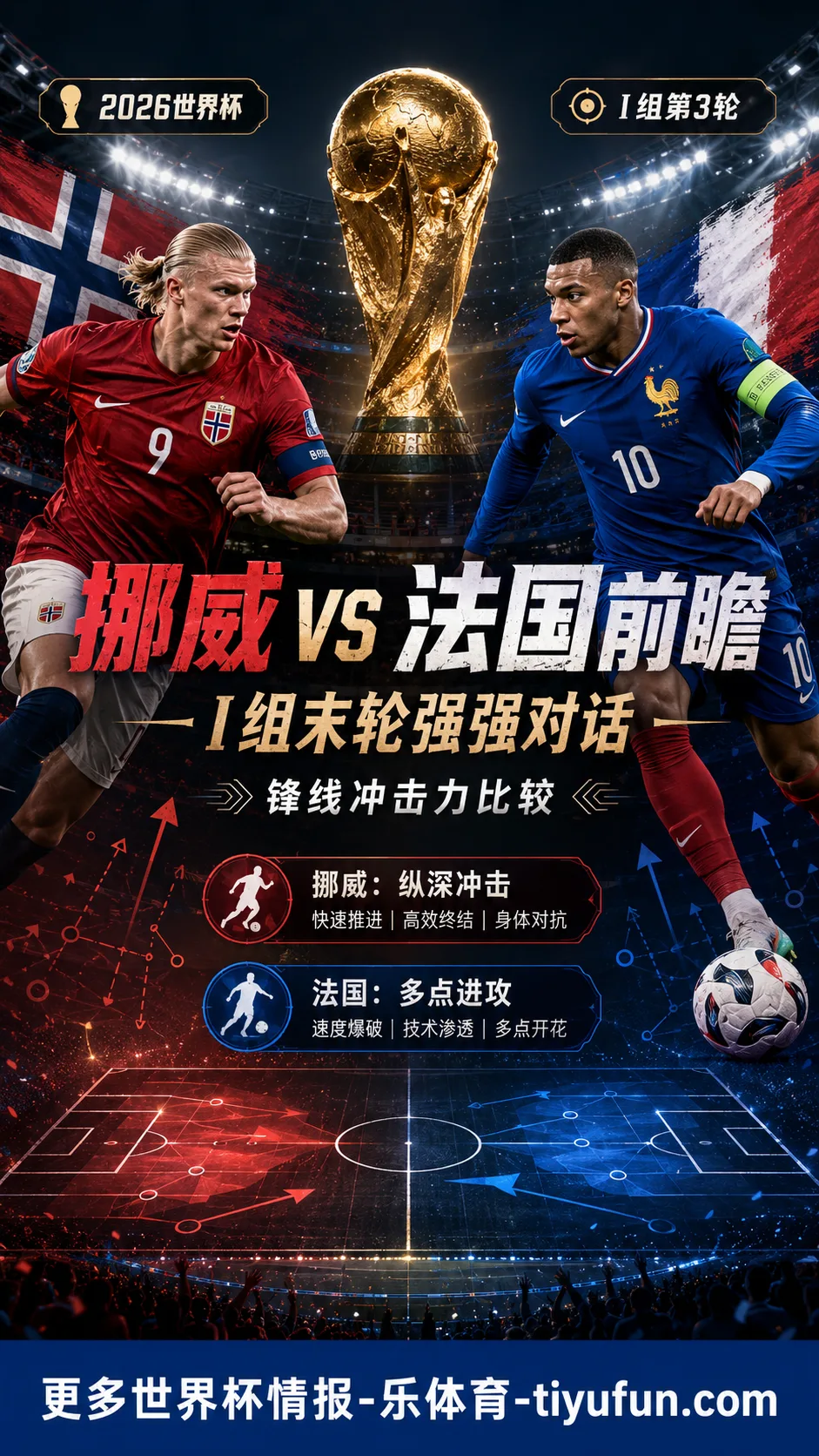挪威vs法国前瞻：I组末轮锋线冲击与多点进攻的硬碰硬