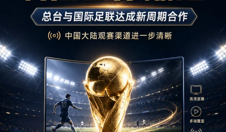 中央广播电视总台与国际足联达成新周期合作，2026世界杯中国大陆转播安排明确