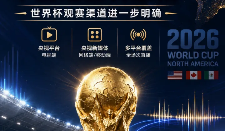 总台获得2026世界杯中国地区转播权，球迷观赛渠道进一步明确