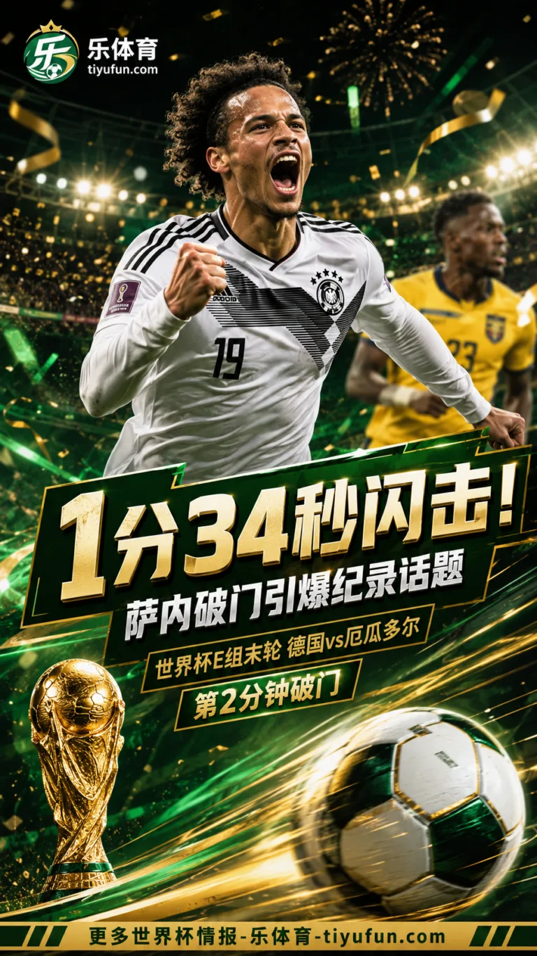 1分34秒闪击！萨内破门引发德国队世界杯纪录话题