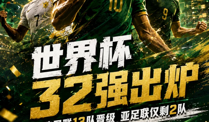 2026世界杯32强出炉：欧足联13队晋级，亚足联仅剩日本、澳大利亚