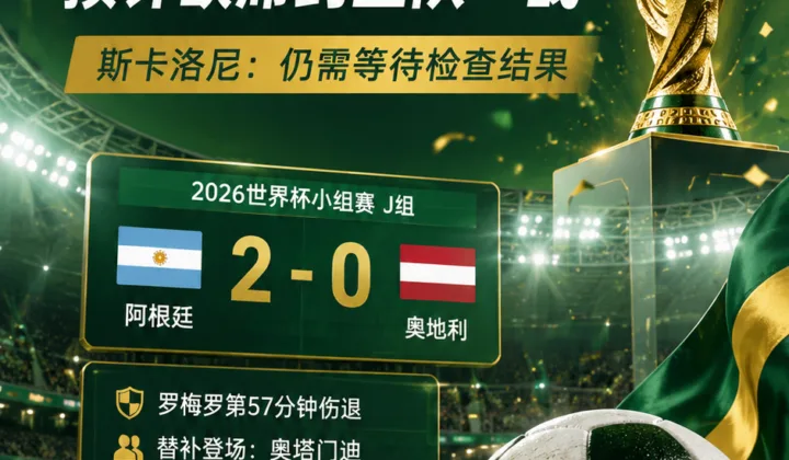 2026世界杯阿根廷队伤情更新：罗梅罗膝盖不适，预计缺席约旦队一战