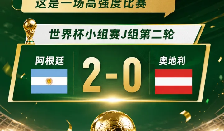2026世界杯阿根廷2-0奥地利 梅西谈丢点：很生气但完成弥补