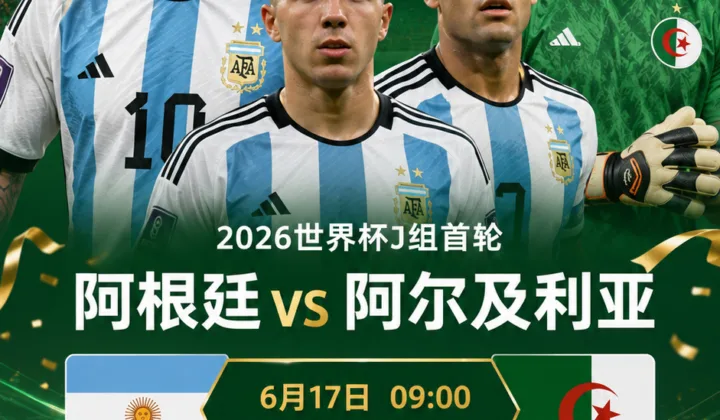 2026世界杯阿根廷vs阿尔及利亚首发：梅西领衔冲击第六届世界杯纪录