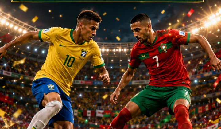 2026世界杯：巴西1-1摩洛哥，11名非本土出生球员一度同时在场引热议