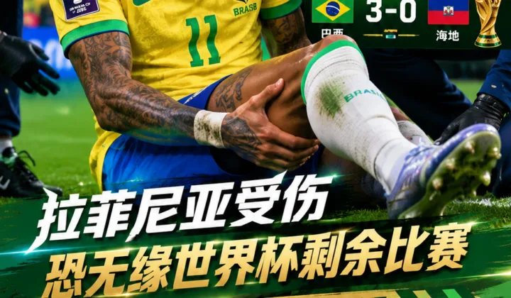 2026世界杯巴西队伤病更新：拉菲尼亚右大腿受伤，ARA称恐无缘剩余比赛