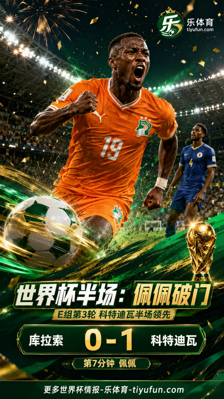 2026世界杯半场战报：佩佩破门，科特迪瓦半场1-0库拉索