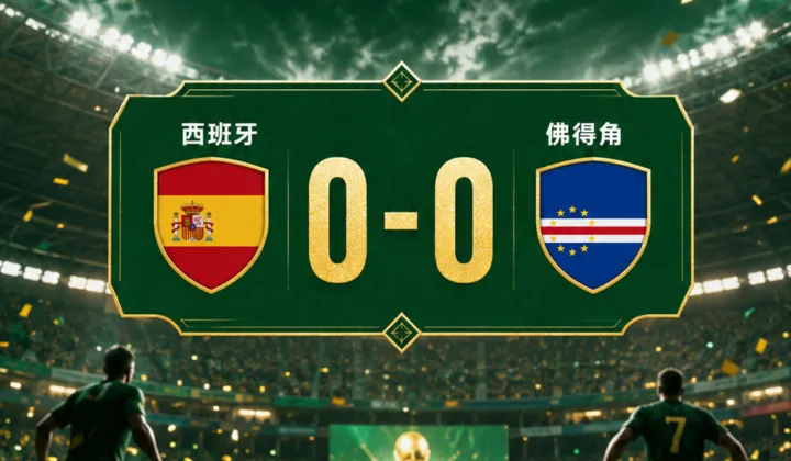 2026世界杯爆冷：西班牙0-0佛得角，世界杯新军首秀拿到历史首分