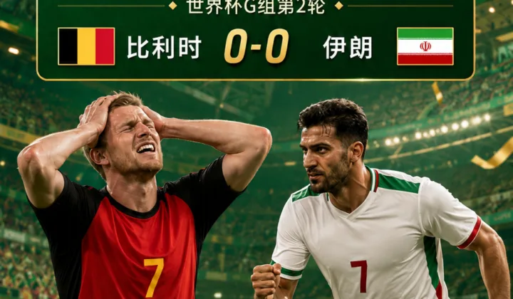 2026世界杯比利时0-0伊朗：本队球员406分钟进球荒延续