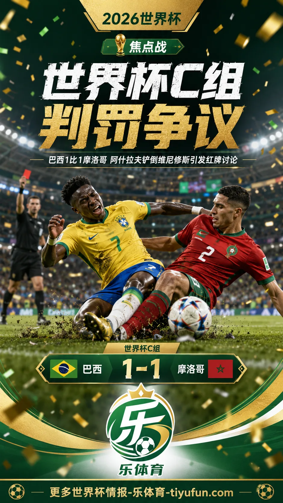 2026世界杯C组争议判罚：阿什拉夫铲倒维尼修斯，Archivo VAR称应直红