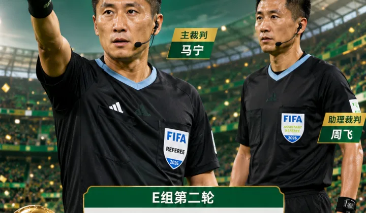 2026世界杯裁判安排：马宁将主哨厄瓜多尔vs库拉索