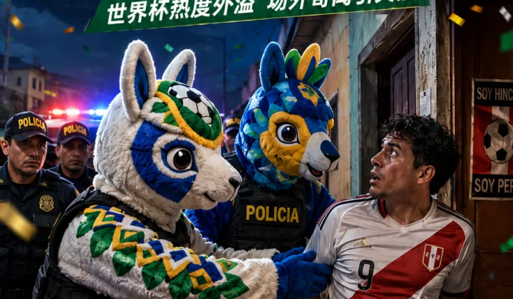 2026世界杯场外新闻：秘鲁警方扮吉祥物突袭，抓捕涉嫌贩毒足球迷