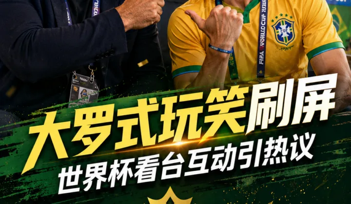 2026世界杯场外花絮：罗纳尔多调侃甲亢哥腹肌，“验血”玩笑引发社媒热议