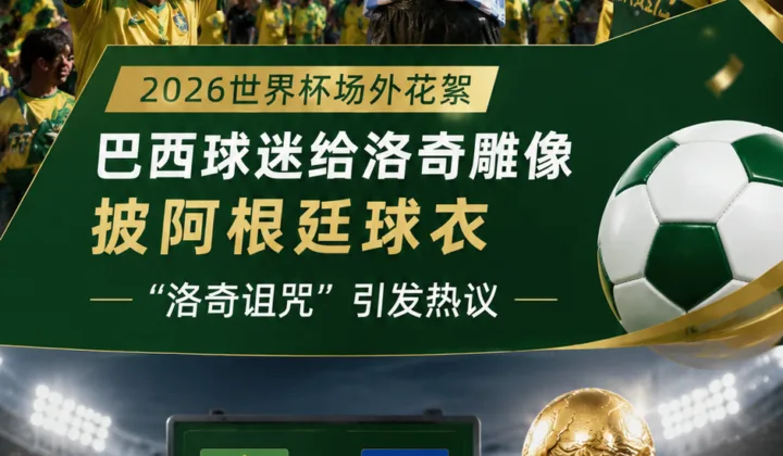 2026世界杯场外花絮：巴西球迷给洛奇雕像披阿根廷球衣，引发“洛奇诅咒”热议