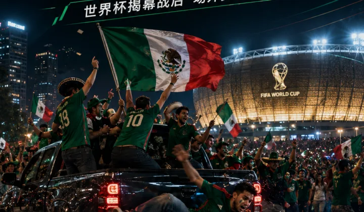 2026世界杯场外安全再受关注：墨西哥球迷庆祝时疑从卡车摔下