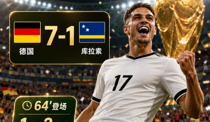 2026世界杯德国7-1库拉索：翁达夫替补1球2助成关键奇兵