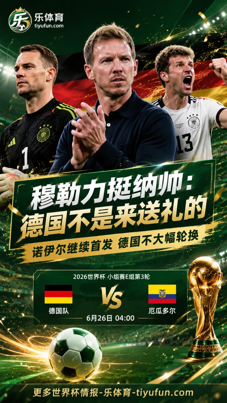 2026世界杯德国队末轮不轮换门将？穆勒：不是来送礼的