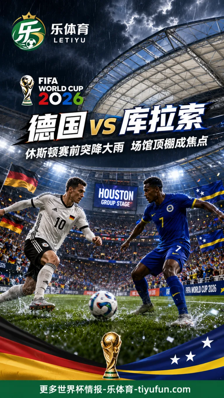 2026世界杯德国vs库拉索赛前遇大雨，休斯顿NRG体育场顶棚成焦点