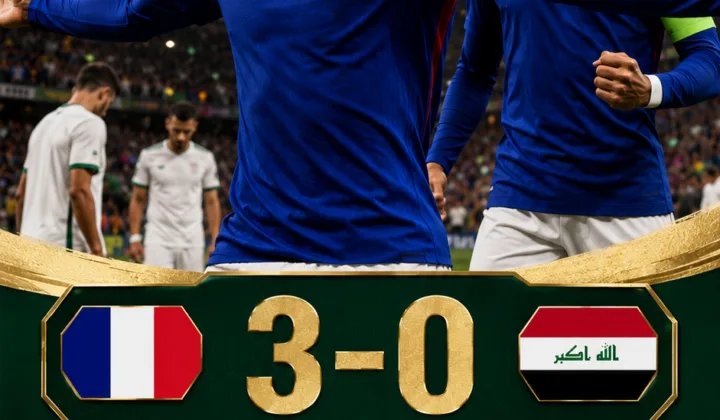 2026世界杯：登贝莱首球+传射建功，法国队3-0伊拉克提前出线