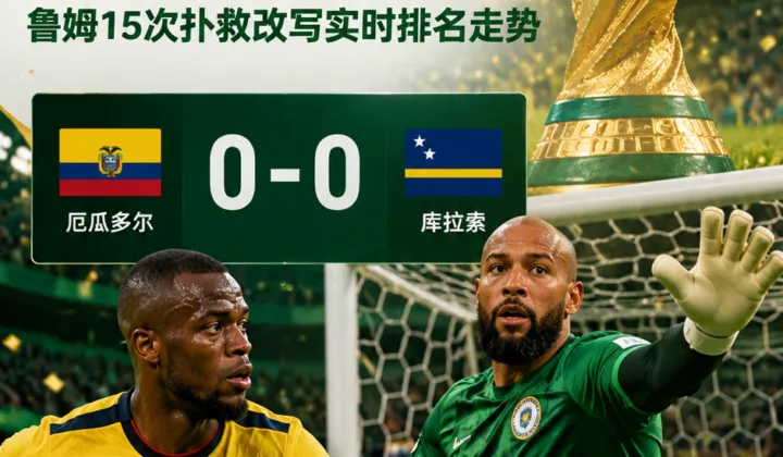 2026世界杯E组：厄瓜多尔0-0库拉索，鲁姆15次扑救改写实时排名走势