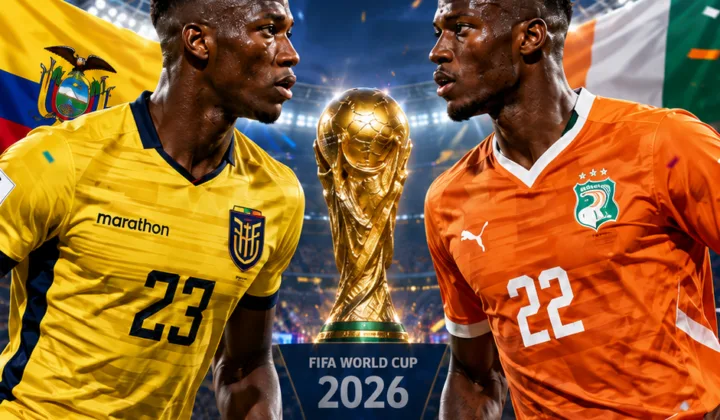 2026世界杯E组首发：厄瓜多尔vs科特迪瓦，凯塞多对位扬·迪奥曼德