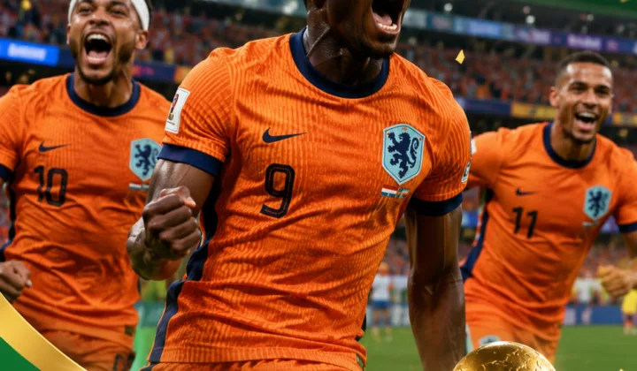 2026世界杯F组半场：布罗比双响，荷兰2-0领先瑞典
