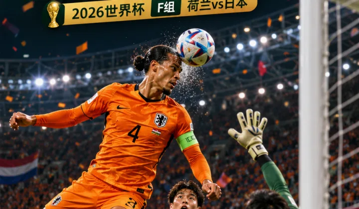 2026世界杯F组荷兰vs日本：范戴克头球破门迎生涯世界杯首球