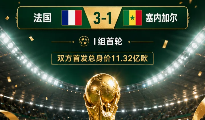 2026世界杯法国队3-1塞内加尔：首发身价约9.08亿欧引热议