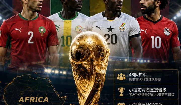 2026世界杯非洲球队赛程整理：摩洛哥、塞内加尔、加纳、埃及出线形势怎么看