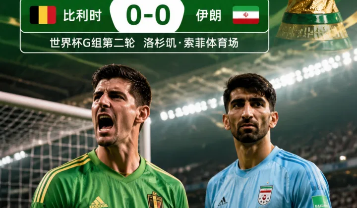 2026世界杯G组：贝兰万德7次扑救，伊朗0-0逼平比利时