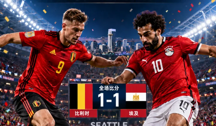 2026世界杯G组：比利时队1-1埃及队，66775名球迷见证西雅图接近满座