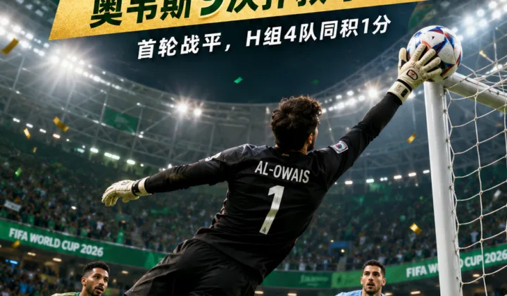 2026世界杯H组：奥韦斯9次扑救守住1分，沙特1-1战平乌拉圭
