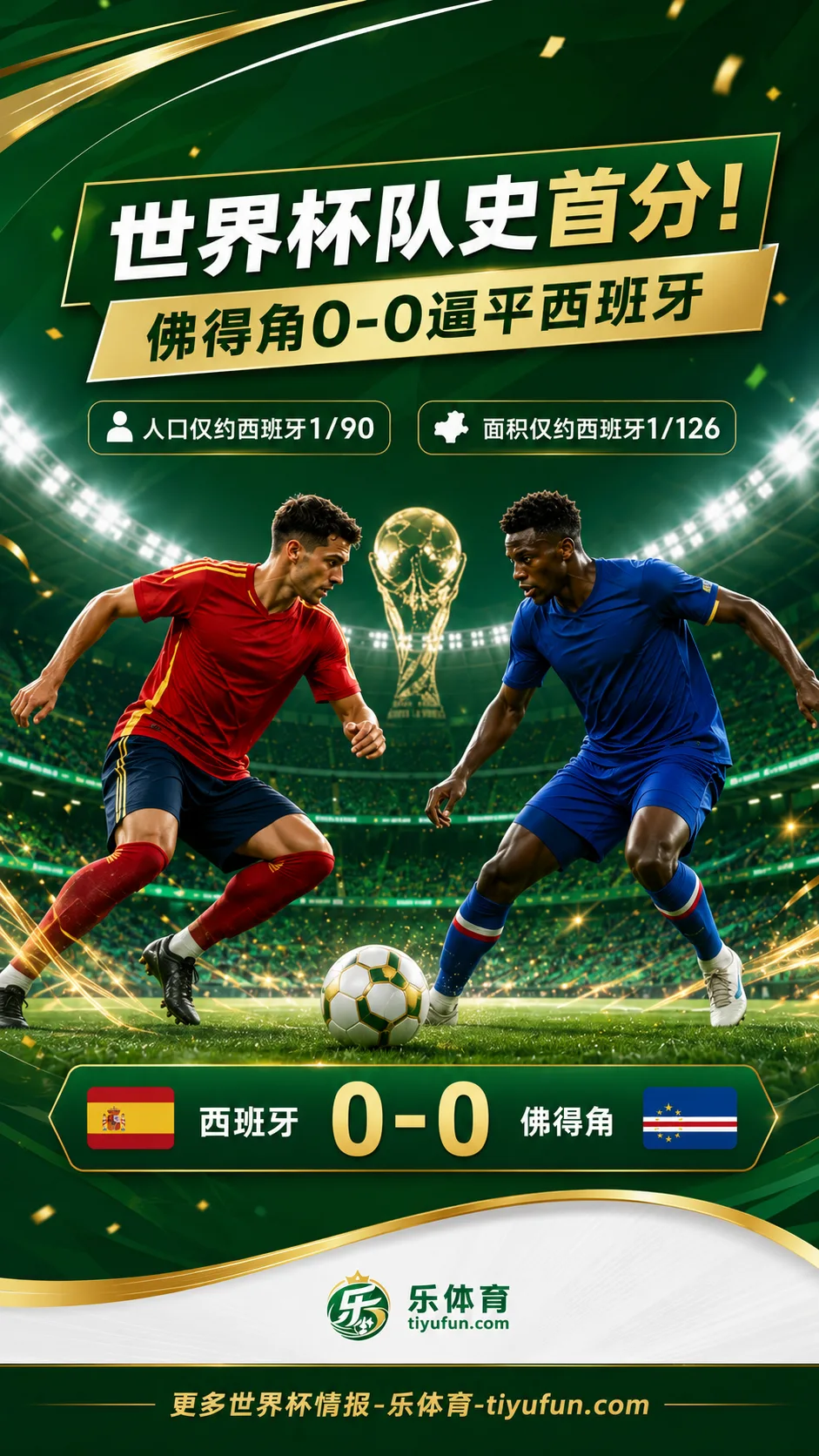 2026世界杯H组爆冷：佛得角0-0逼平西班牙，首秀拿到队史首分