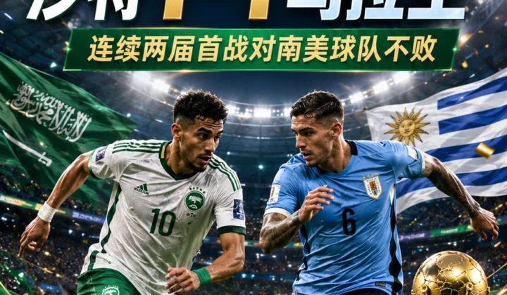 2026世界杯H组：沙特1-1战平乌拉圭，连续两届首战对南美球队不败