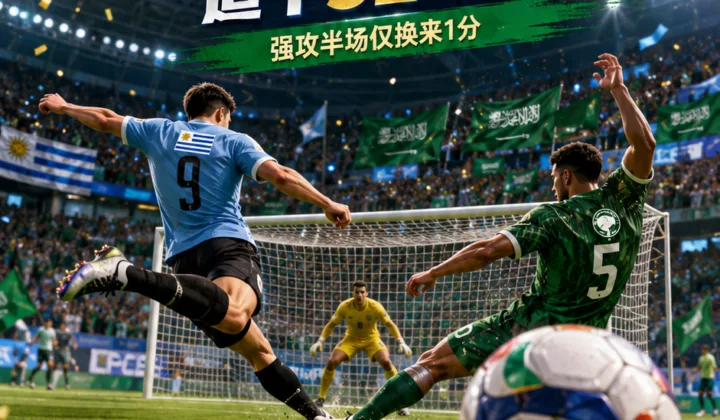 2026世界杯H组：乌拉圭1-1沙特，下半场22射追平52年纪录