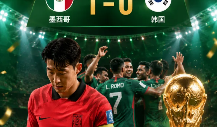 2026世界杯韩国队焦点：孙兴慜连续2场下半场被换下，次轮对墨西哥0射门