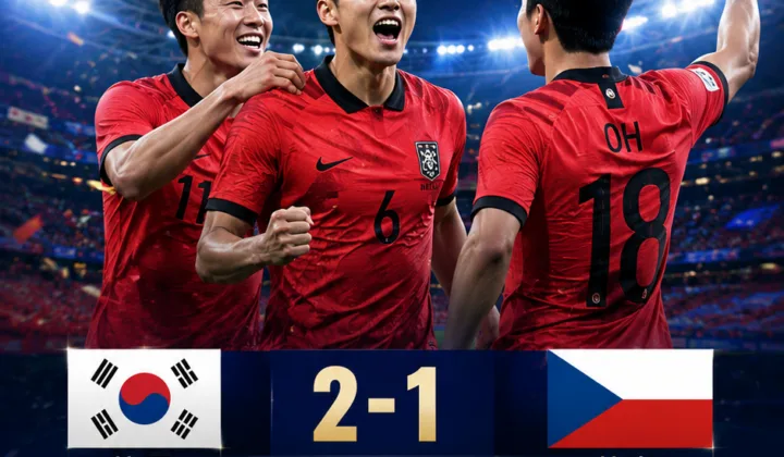 2026世界杯韩国队2-1逆转捷克：开门红触发每人3000万韩元赢球奖
