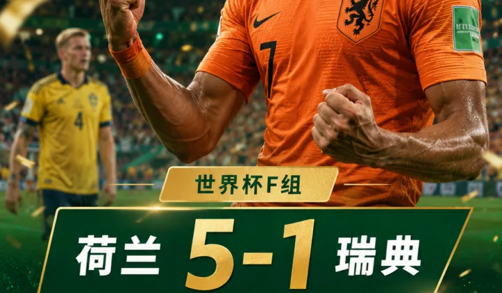 2026世界杯荷兰5-1瑞典：萨默维尔连续2场破门成队史第三人