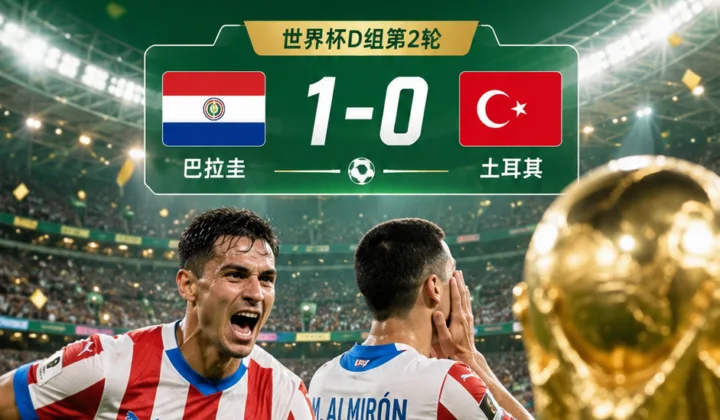 2026世界杯红牌频发：巴拉圭1-0土耳其，阿尔米隆“捂嘴红牌”引热议