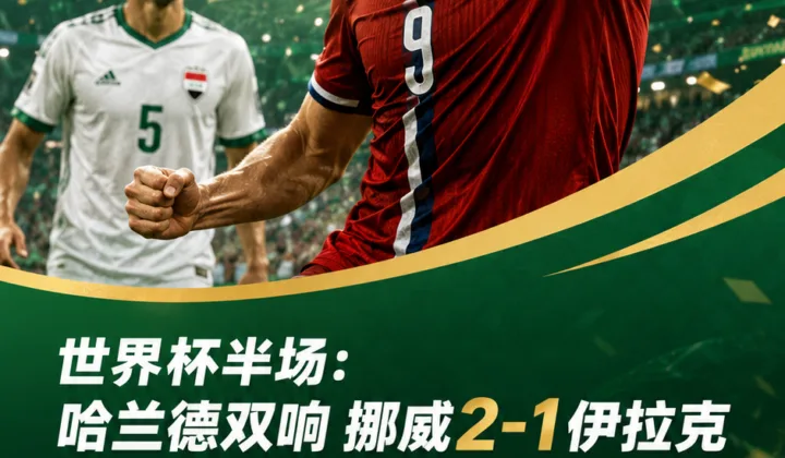 2026世界杯I组半场：哈兰德首秀双响，挪威2-1领先伊拉克