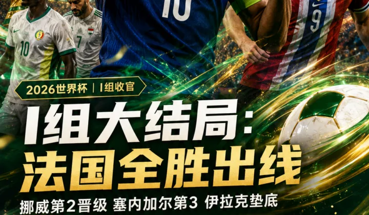 2026世界杯I组大结局：法国全胜出线，挪威第二晋级