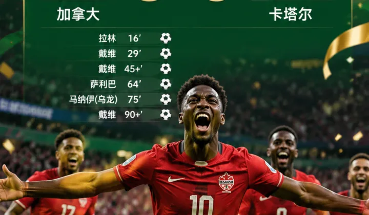 2026世界杯：加拿大6-0卡塔尔，亚洲球队本届首次被零封